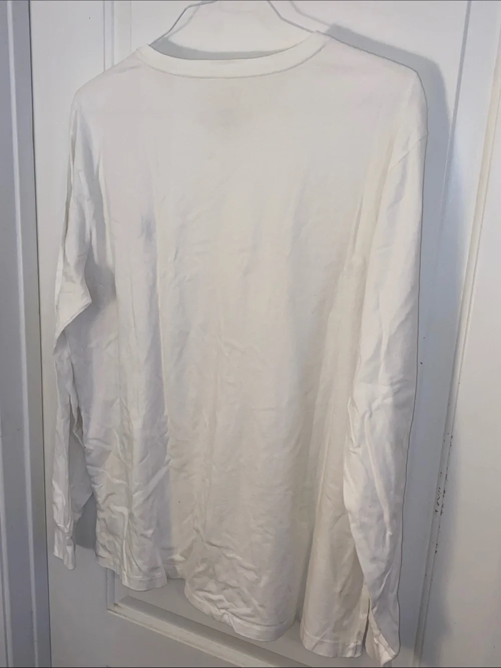 Polo by Ralph Lauren White Long Sleeve V-Neck with Navy Pony Size XL